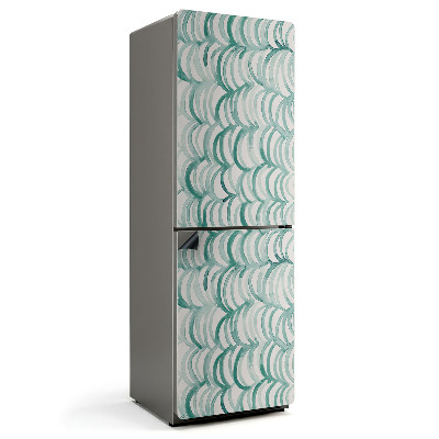 Mata magnetyczna na lodówkę Harmonia fal w abstrakcyjnym stylu