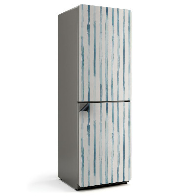 Mata magnetyczna na lodówkę Pionowe pasy akwarelowe