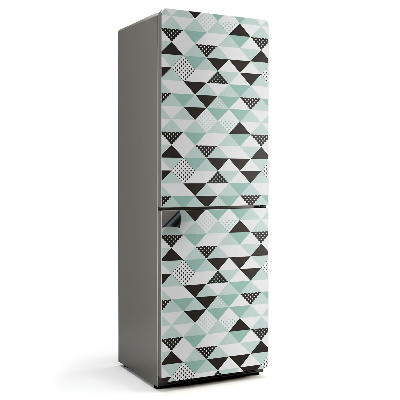 Mata magnetyczna na lodówkę Trójkąty i kropki w harmonijnym układzie