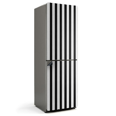 Mata magnetyczna na lodówkę Pionowe pasy w kontrastowych odcieniach