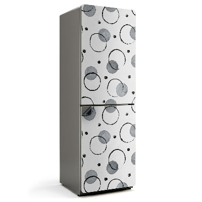 Mata magnetyczna na lodówkę Okrągłe zawirowania i punkty