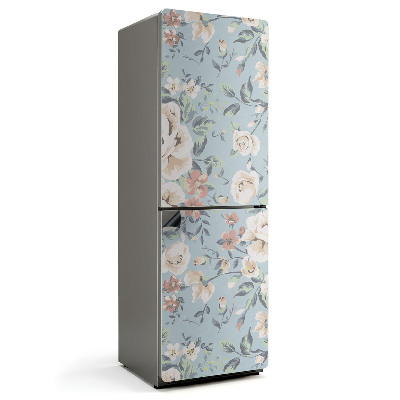 Mata magnetyczna na lodówkę Subtelny motyw kwiatowy