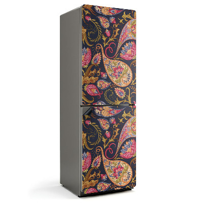 Mata magnetyczna na lodówkę Roślinne motywy z dekoracyjnymi detalami