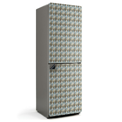 Mata magnetyczna na lodówkę Rombowa siatka graficzna