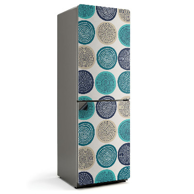 Mata magnetyczna na lodówkę Okrągłe spirale w dynamicznym tańcu