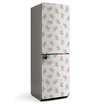 Mata magnetyczna na lodówkę Kwiatowy motyw w delikatnym wydaniu