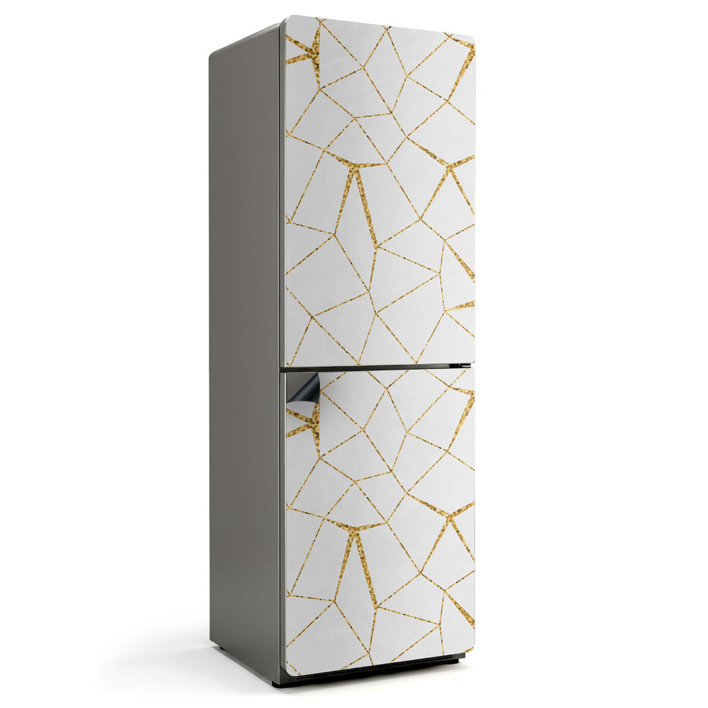 Mata magnetyczna na lodówkę Wzór linii w stylu geometrycznym
