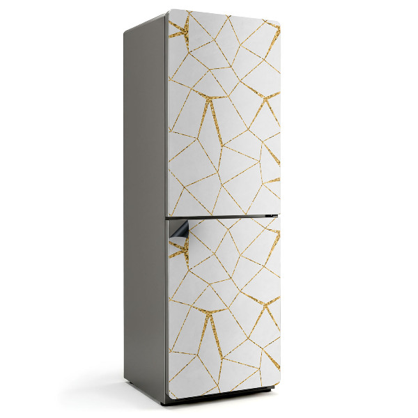 Mata magnetyczna na lodówkę Wzór linii w stylu geometrycznym