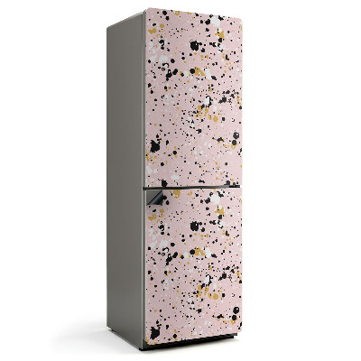 Mata magnetyczna na lodówkę Abstrakcyjne plamy i kropki w kolorze