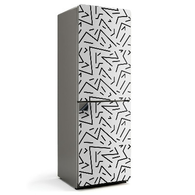 Mata magnetyczna na lodówkę Ruchome linie w dynamicznym stylu