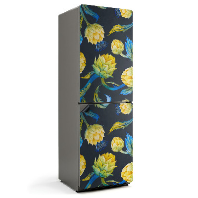 Mata magnetyczna na lodówkę Kwiatowy motyw w malarskim stylu