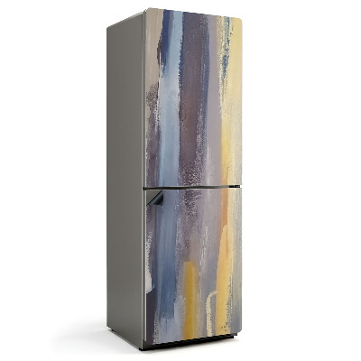 Mata magnetyczna na lodówkę Wielobarwne struktury malarskie