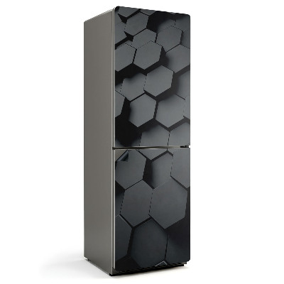 Mata magnetyczna na lodówkę Heksagonalny układ płytek