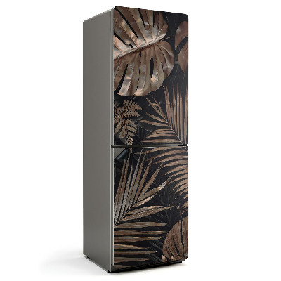 Mata magnetyczna na lodówkę Elegancki motyw liści