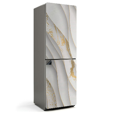 Mata magnetyczna na lodówkę Ruchome kształty fal i struktur