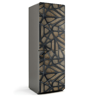 Mata magnetyczna na lodówkę Wzór ażurowy w abstrakcyjnym stylu