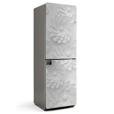 Mata magnetyczna na lodówkę Kwiatowe motywy w trójwymiarze