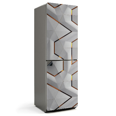 Mata magnetyczna na lodówkę Wielowymiarowy motyw abstrakcyjny