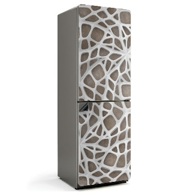 Mata magnetyczna na lodówkę Sieciowy wzór abstrakcyjny