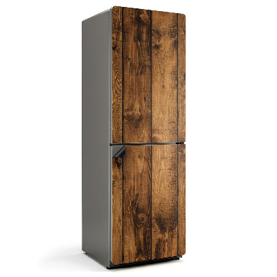 Mata magnetyczna na lodówkę Pionowe deski z naturalnym rysunkiem