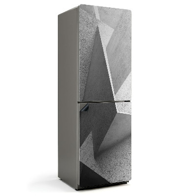 Mata magnetyczna na lodówkę Geometria trójwymiarowa w stylu abstrakcyjnym