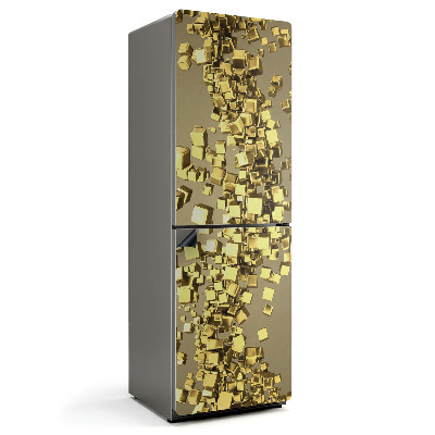 Mata magnetyczna na lodówkę Ruchome bryły w przestrzeni