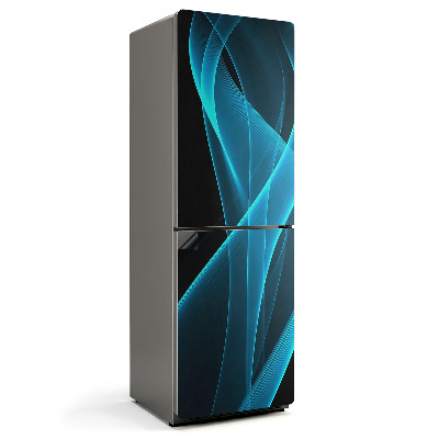 Mata magnetyczna na lodówkę Falujące linie w ruchu