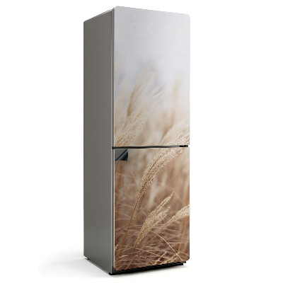 Mata magnetyczna na lodówkę Żółte źdźbła traw