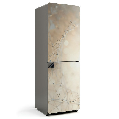 Mata magnetyczna na lodówkę Abstrakcyjne połączenie linii