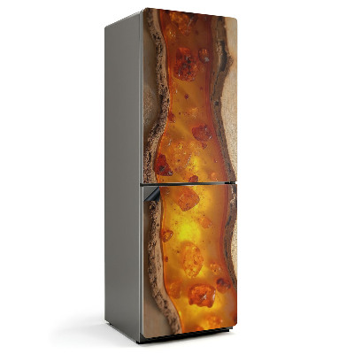 Mata magnetyczna na lodówkę Ekologiczny wzór żywiczny