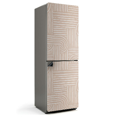 Mata magnetyczna na lodówkę Nowoczesne linie w abstrakcyjnym stylu