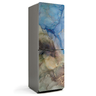 Mata magnetyczna na lodówkę Abstrakcyjny motyw w akwarelowym stylu