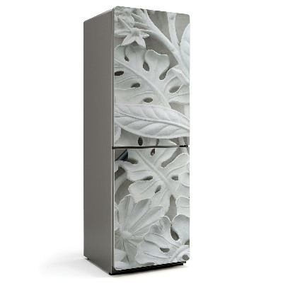 Mata magnetyczna na lodówkę Trojwymiarowy motyw liści i kwiatów