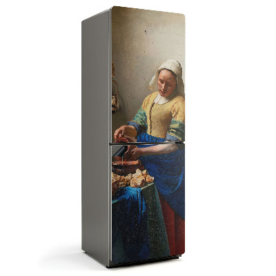 Mata magnetyczna na lodówkę Obraz Mleczarka Jan Vermeer