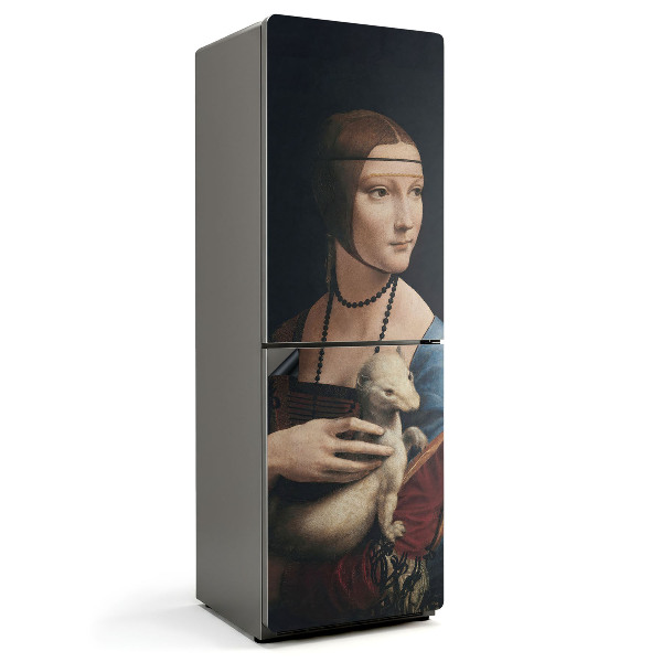 Mata magnetyczna na lodówkę Dama z Łasiczką Leonardo da Vinci