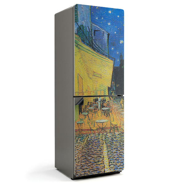 Mata magnetyczna na lodówkę Kawiarnia nocą Van Gogh