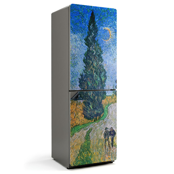 Mata magnetyczna na lodówkę Pejzaz Van Gogh