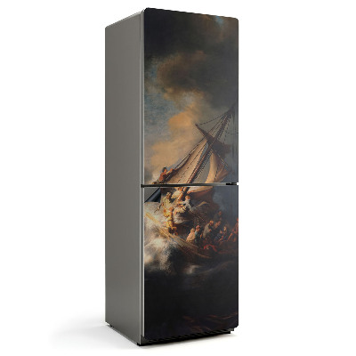 Mata magnetyczna na lodówkę Morska inspiracja w sztuce