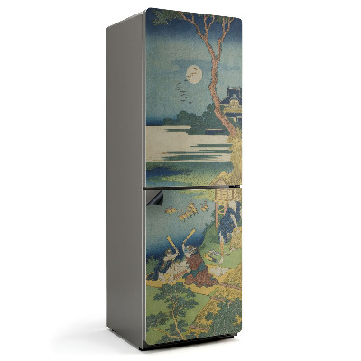 Mata magnetyczna na lodówkę Japoński wzór drzeworytniczy