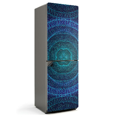 Mata magnetyczna na lodówkę Wzór mandali w stylu geometrycznym