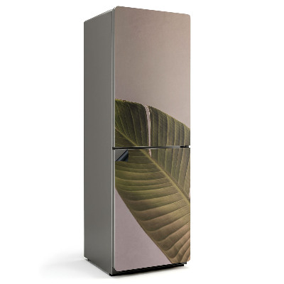 Mata magnetyczna na lodówkę Liść z wyraźnym rysunkiem żyłek