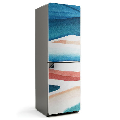 Mata magnetyczna na lodówkę Abstrakcyjne plamy w akwarelowym stylu