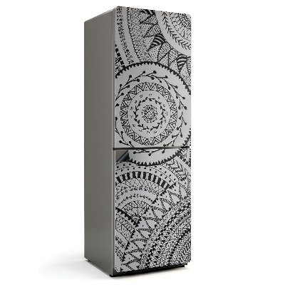 Mata magnetyczna na lodówkę Mandala w okręgach