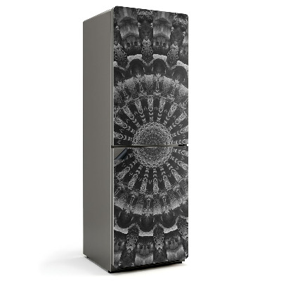 Mata magnetyczna na lodówkę Wzór mandali w stylu geometrycznym