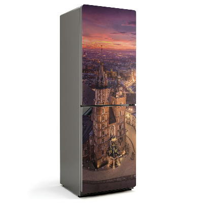 Mata magnetyczna na lodówkę Krakowskie nocne pejzaże