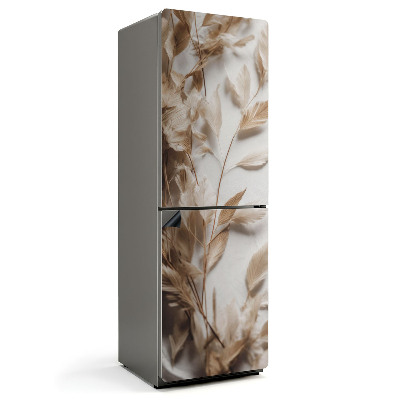 Mata magnetyczna na lodówkę Wzór subtelnych liści