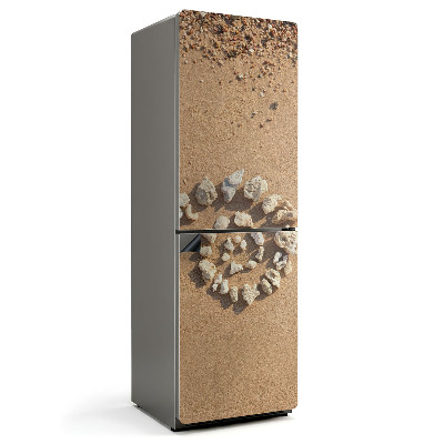 Mata magnetyczna na lodówkę Naturalny wzór spiralny z kamieni