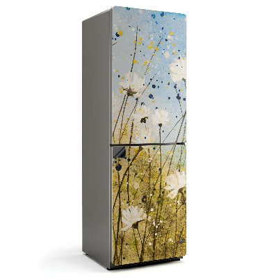 Mata magnetyczna na lodówkę Kwiatowa akwarelowa polana