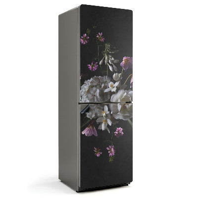 Mata magnetyczna na lodówkę Kwiatowa kompozycja z bliska