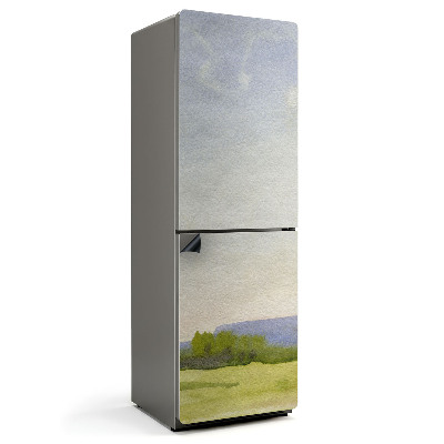 Mata magnetyczna na lodówkę Prosty krajobraz